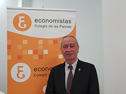 Juan Antonio García Gonzalez. Decano Colegio de Economistas de Las Palmas